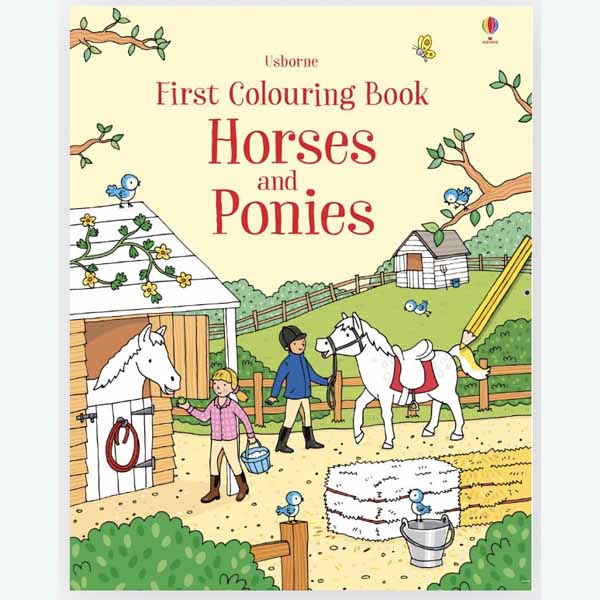 Horses and Ponies Colouring Book product